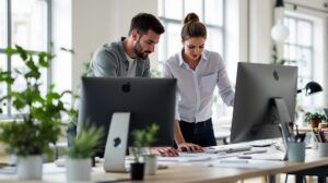 aménagement d'espace professionnel