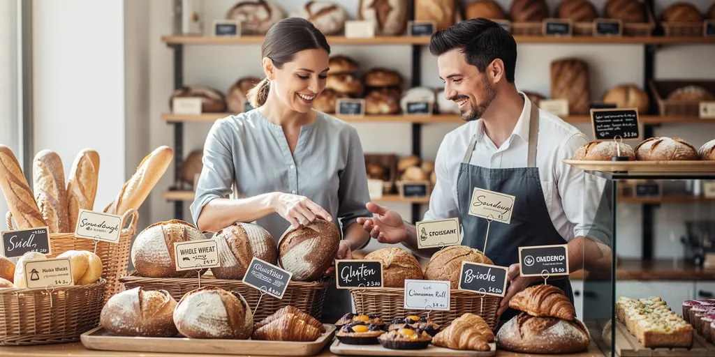 Les étiquettes en boulangerie : pratiques, choix et personnalisation