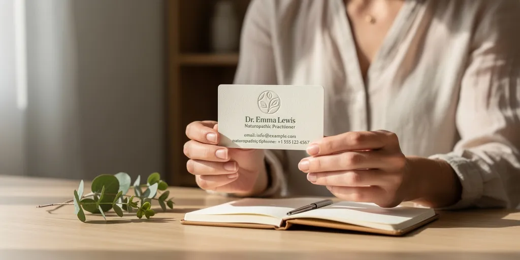 carte de visite naturopathe