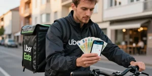 combien gagne un livreur uber eat par mois