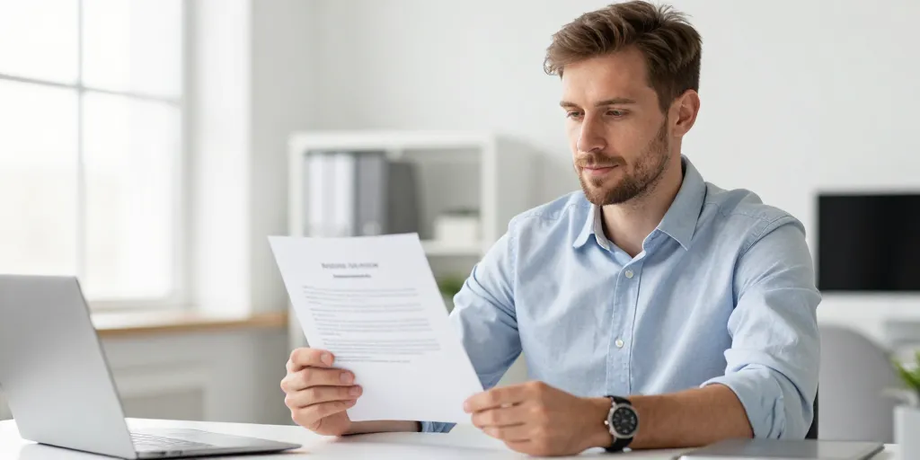 lettre résiliation contrat de travail
