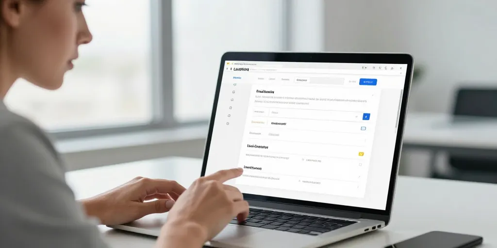 landing page formulaire