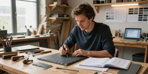 Construire son projet d'entreprise de création de plaques d'ardoise gravées